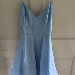 Lucy in the Sky Shimmering Blue Dress